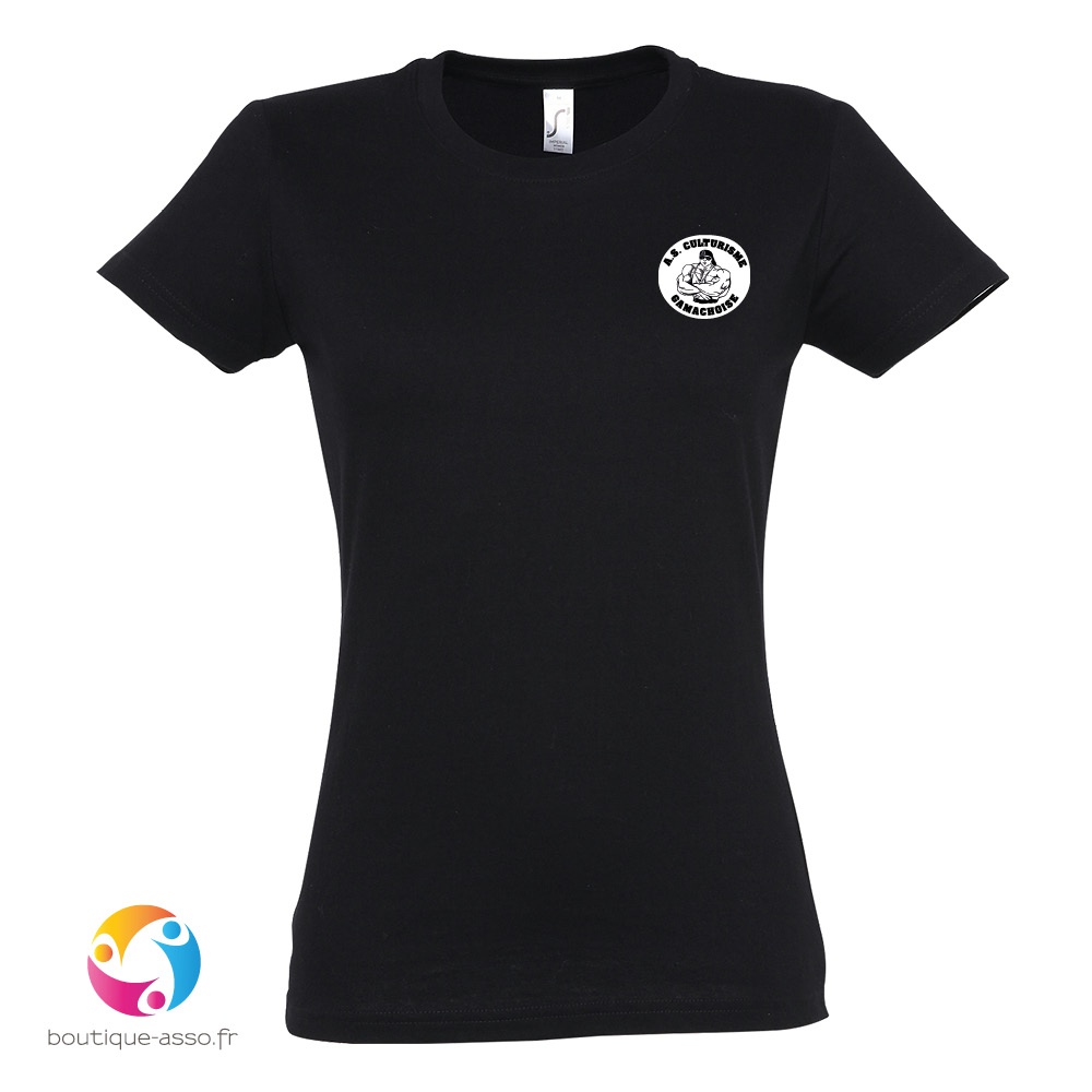 tee-shirt femme coton - Association culturiste Gamachoise