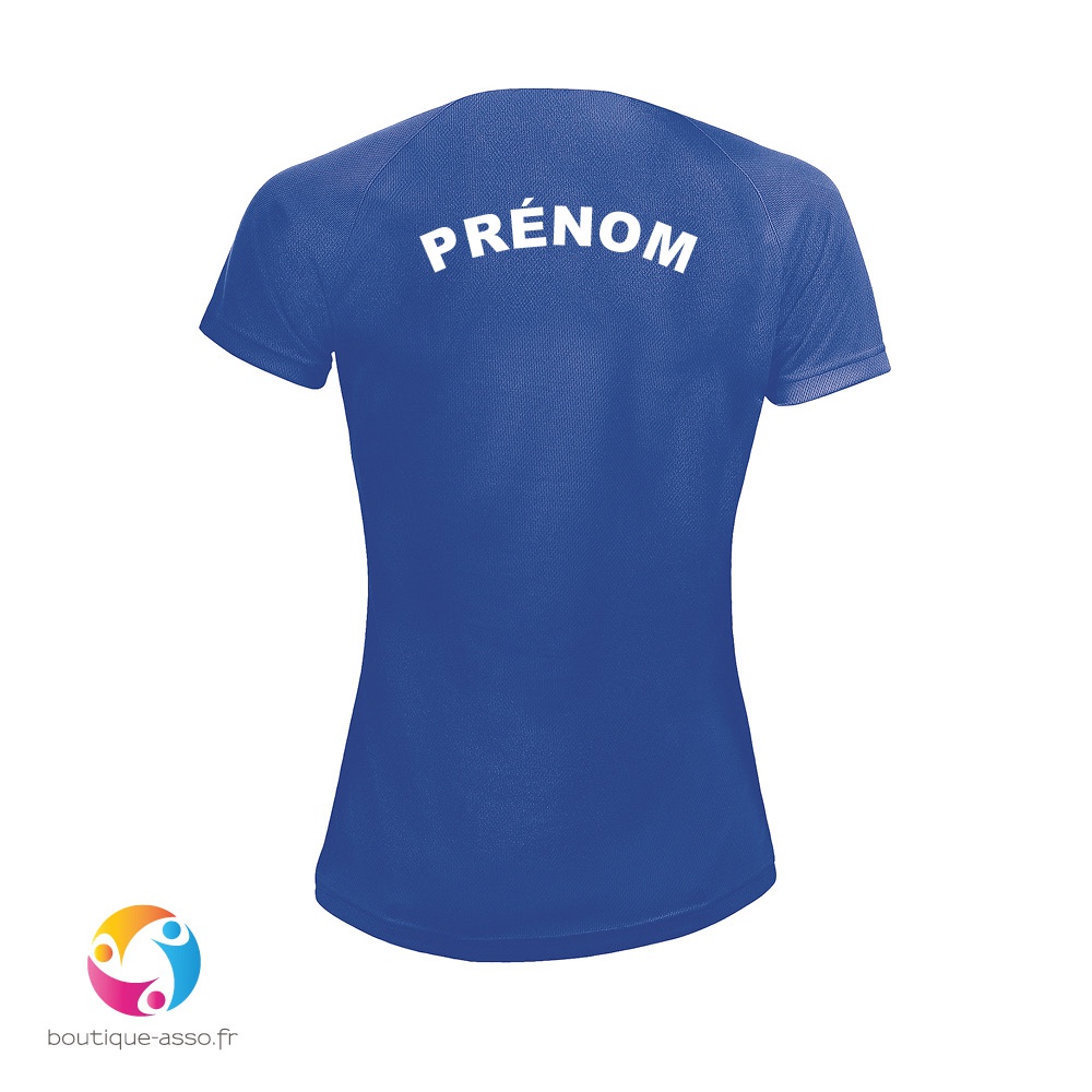 tee-shirt sport femme - centre équestre du cheval bleu