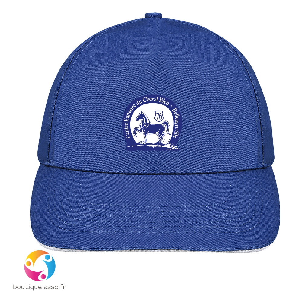 Casquette enfant - centre équestre du cheval bleu