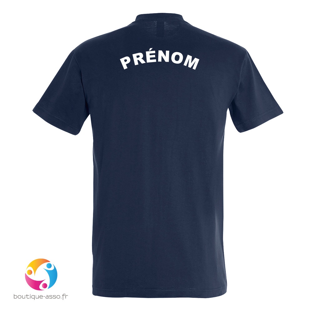 tee-shirt homme col rond personnalisé (a) - sensation large