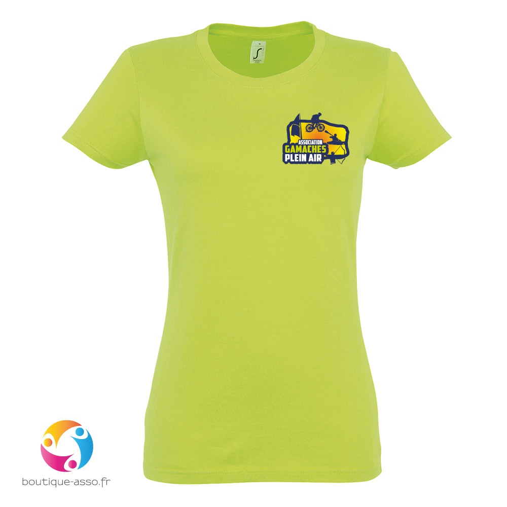 tee-shirt femme coton - Gamaches Plein Air