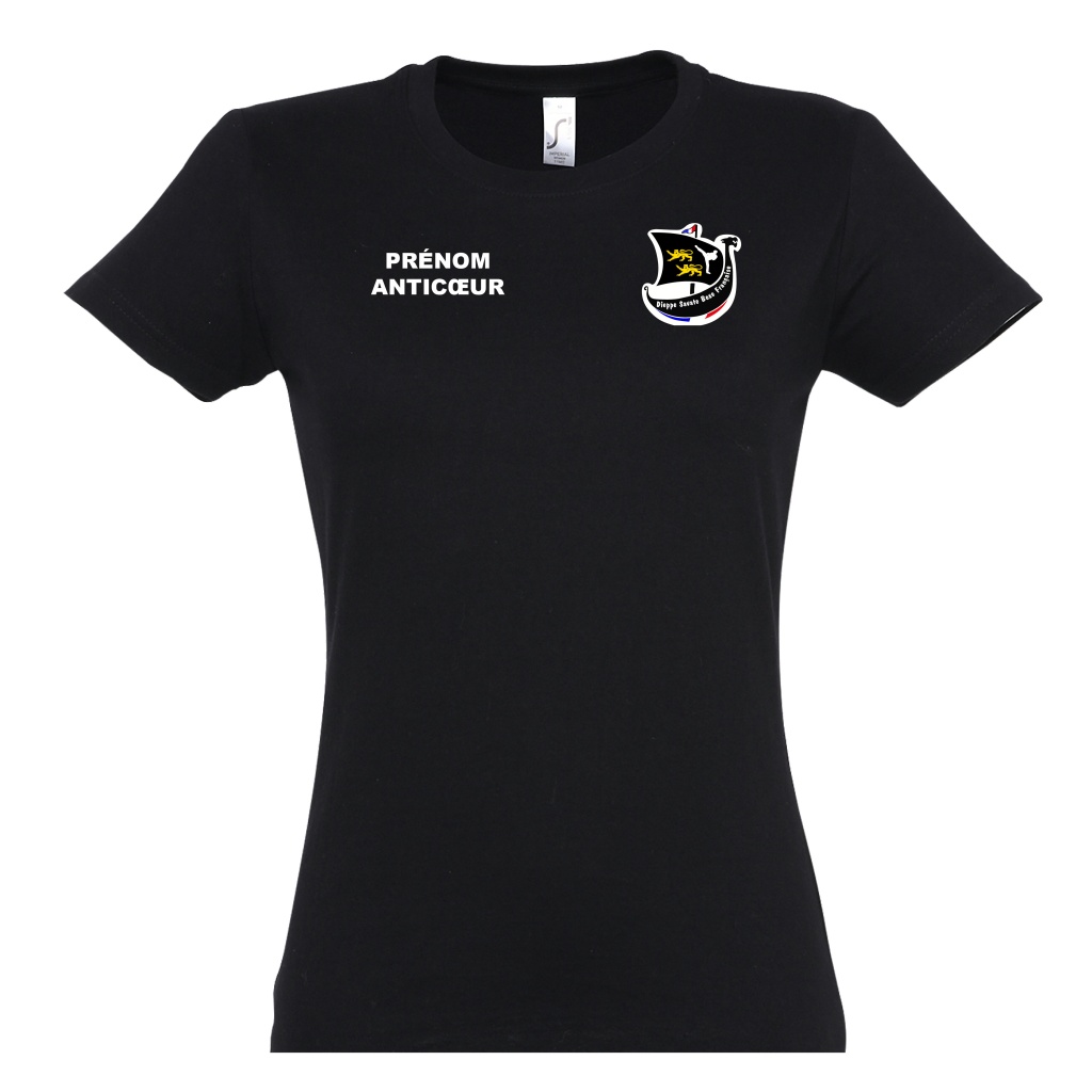 tee-shirt femme coton - Dieppe savate boxe Française