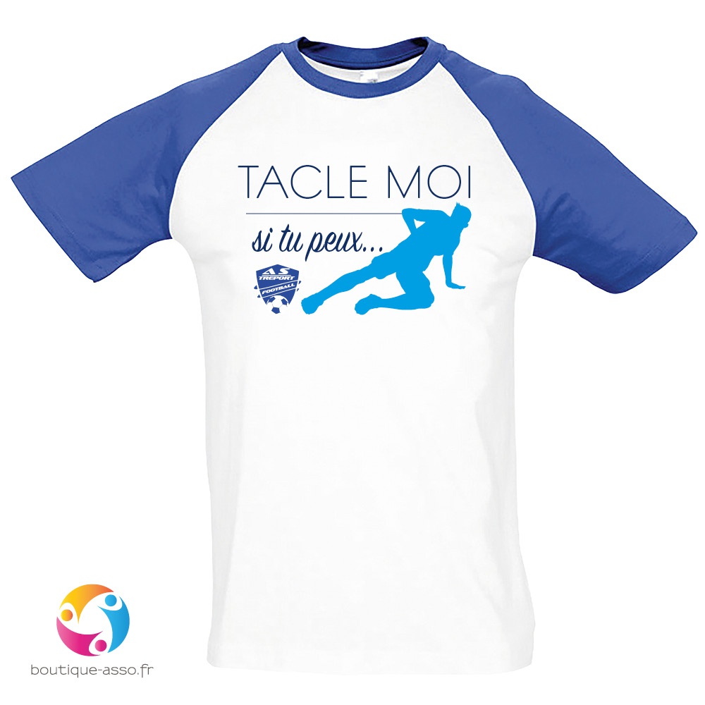 Tee-shirt bicolore MIXTE personnalisé (2) - AS Tréport Football