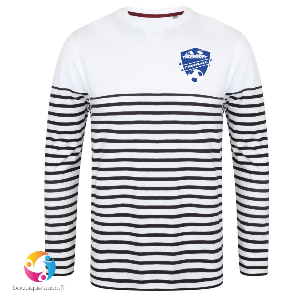 marinière homme Long sleeves breton - AS Tréport Football