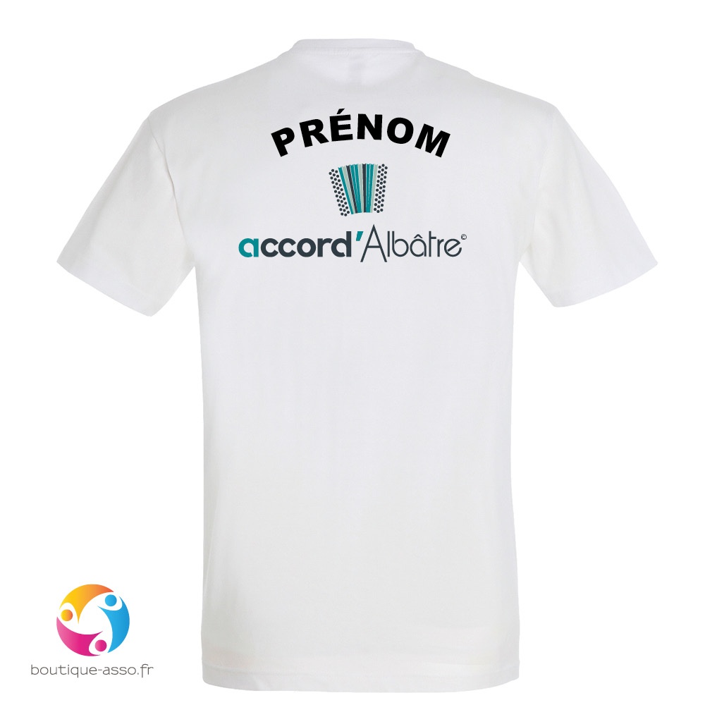 tee-shirt homme coton - Cany-Accordéon-Club