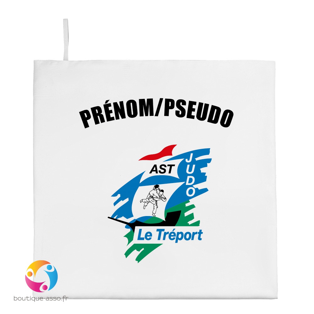 serviette microfibre personnalisée 50 x 100 cm - Association Sportive Treportaise de JUDO / AST judo