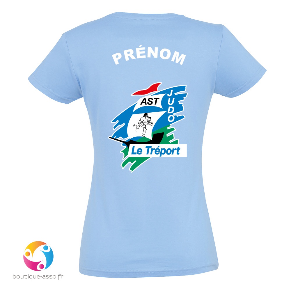 tee-shirt femme coton - Association Sportive Treportaise de JUDO / AST judo