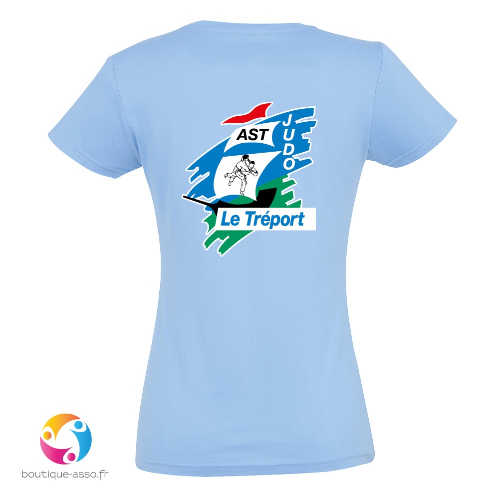 tee-shirt femme coton - Association Sportive Treportaise de JUDO / AST judo