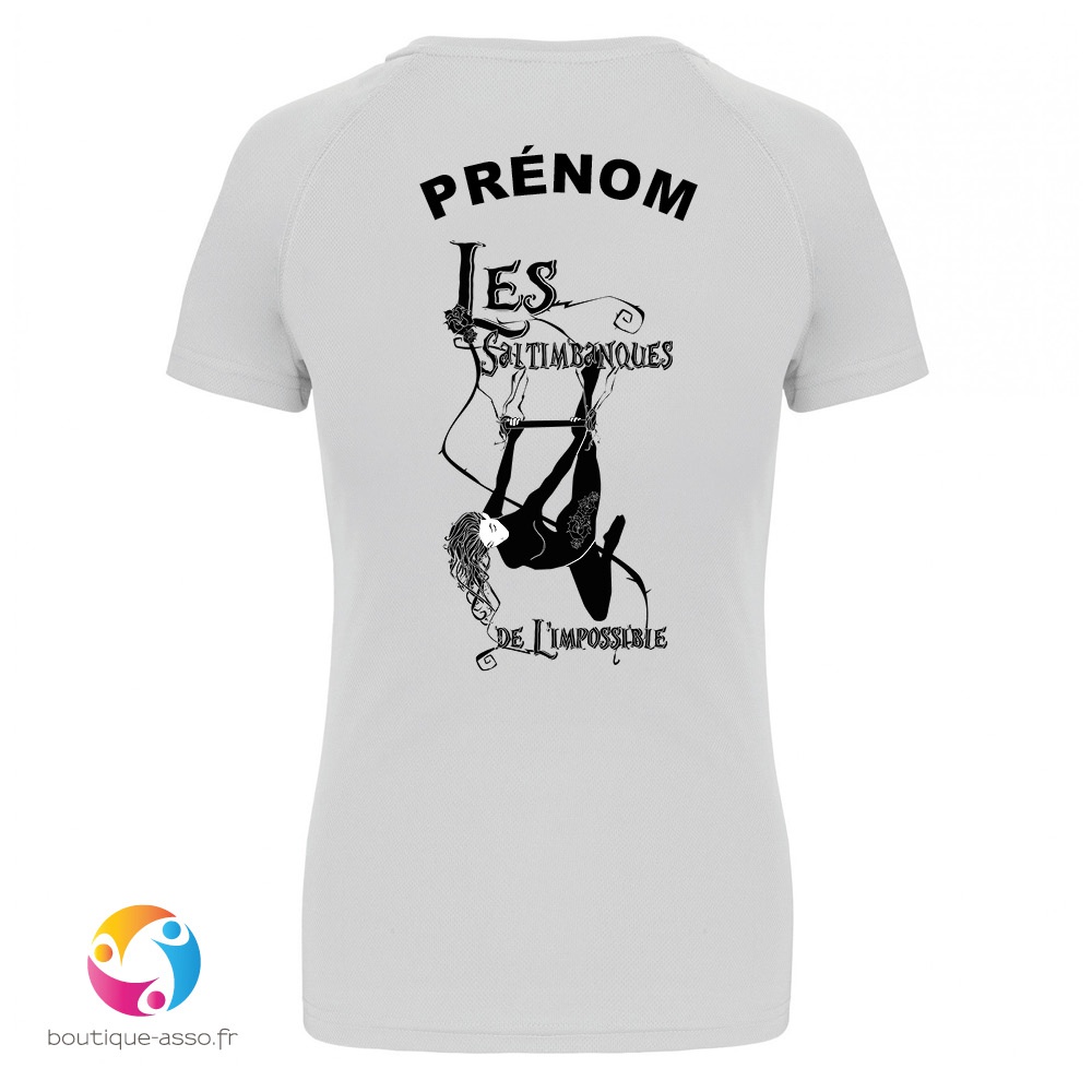 tee-shirt sport femme - les saltimbanques de l'impossible