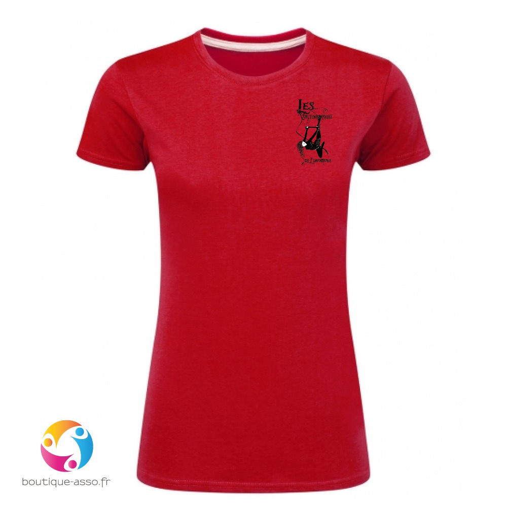 tee-shirt femme coton - les saltimbanques de l'impossible