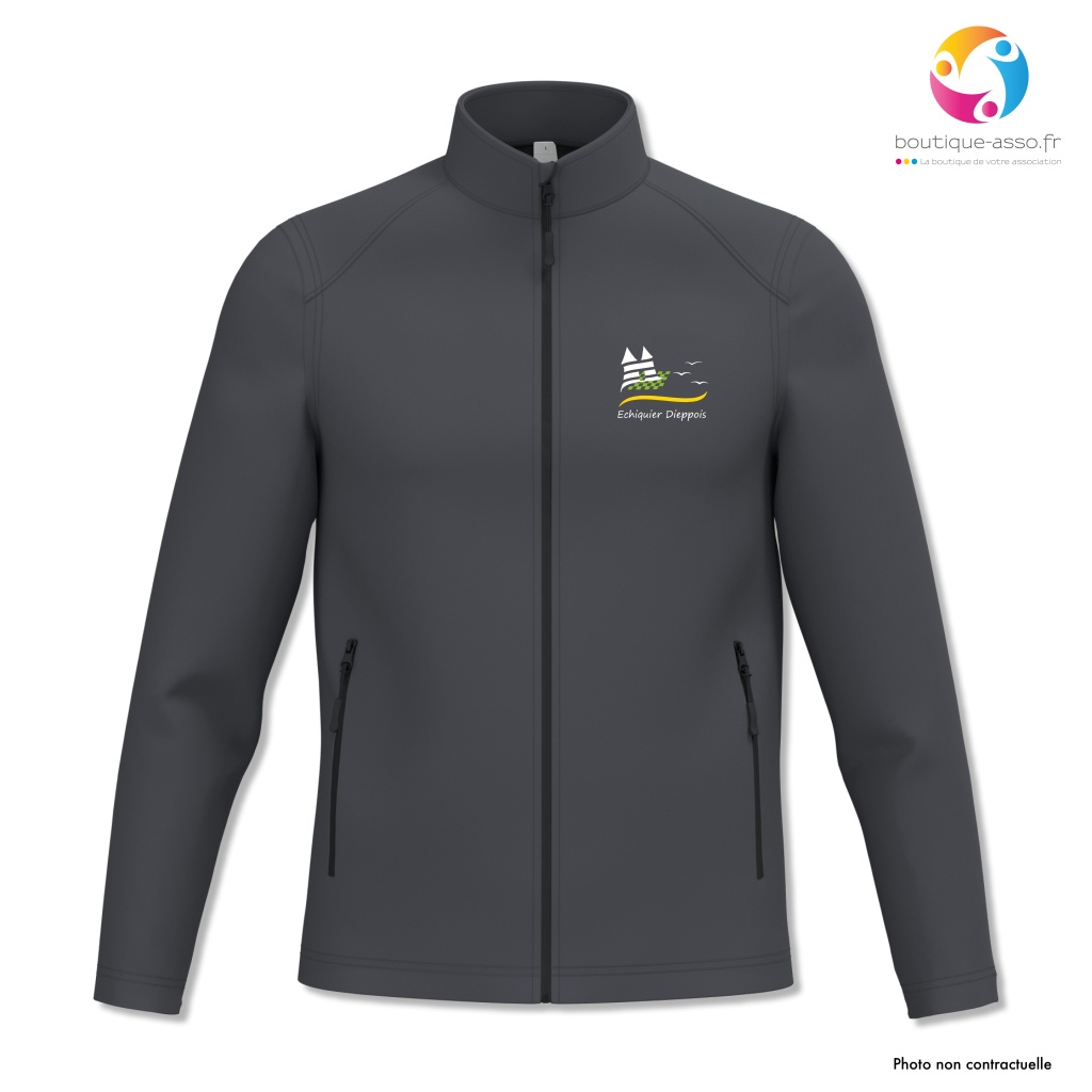 VESTE SOFTSHELL HOMME - L'échiquier Dieppois