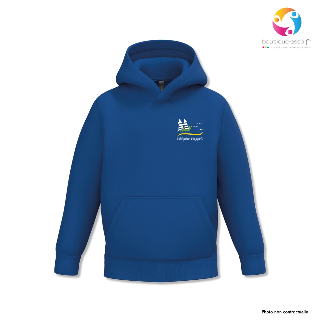 Sweat-shirt capuche Enfant - L'échiquier Dieppois