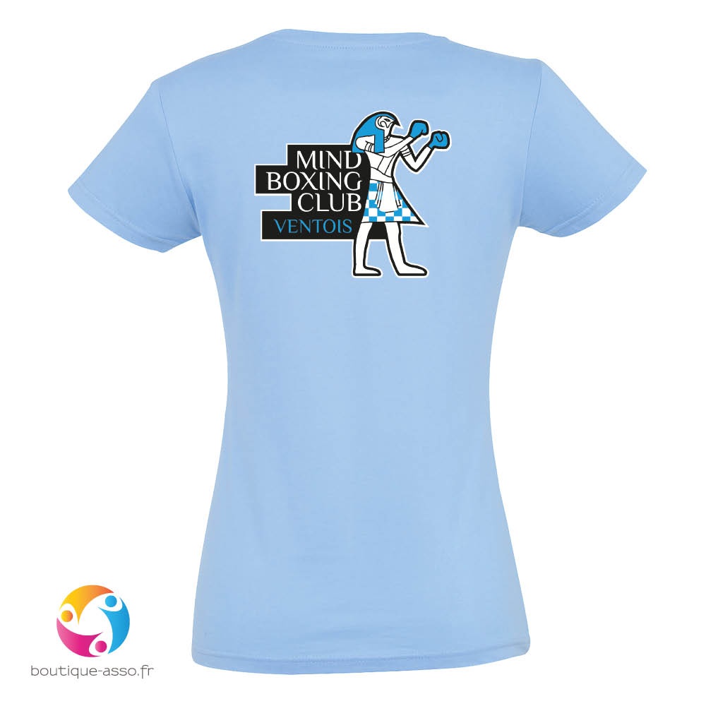 tee-shirt femme coton - Mind Boxing Club Ventois