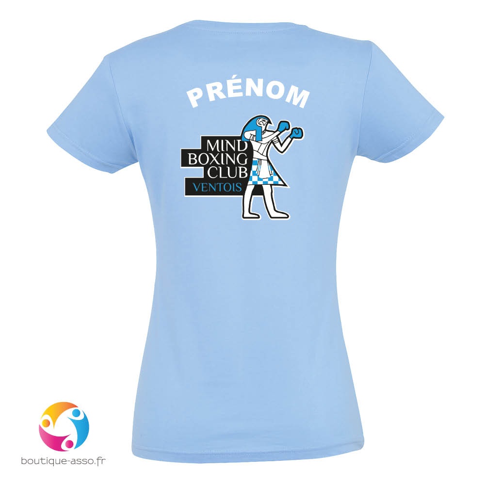 tee-shirt femme coton - Mind Boxing Club Ventois