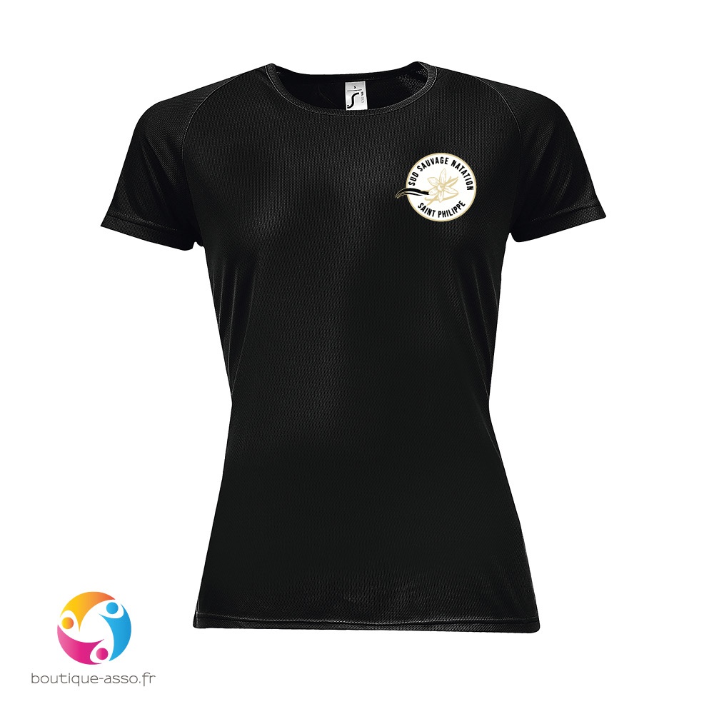 tee-shirt sport femme - SUD SAUVAGE NATATION