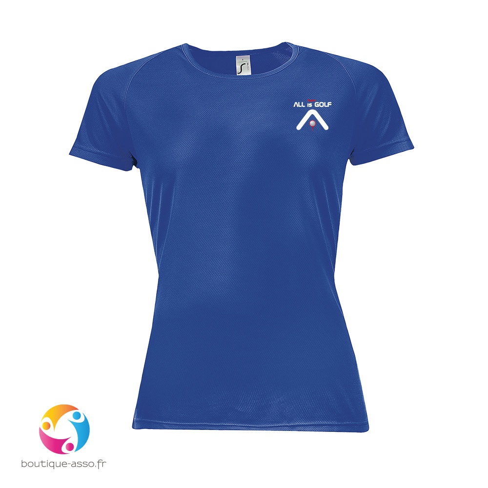 tee-shirt sport femme - all is golf