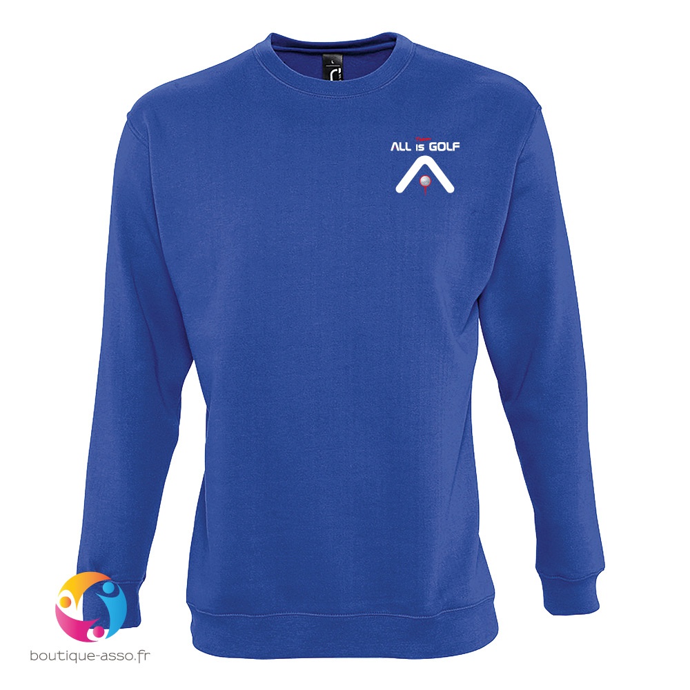 sweat-shirt unisexe col rond