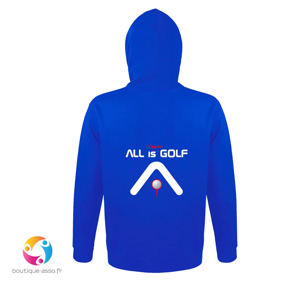 SWEAT CAPUCHE FEMME - all is golf