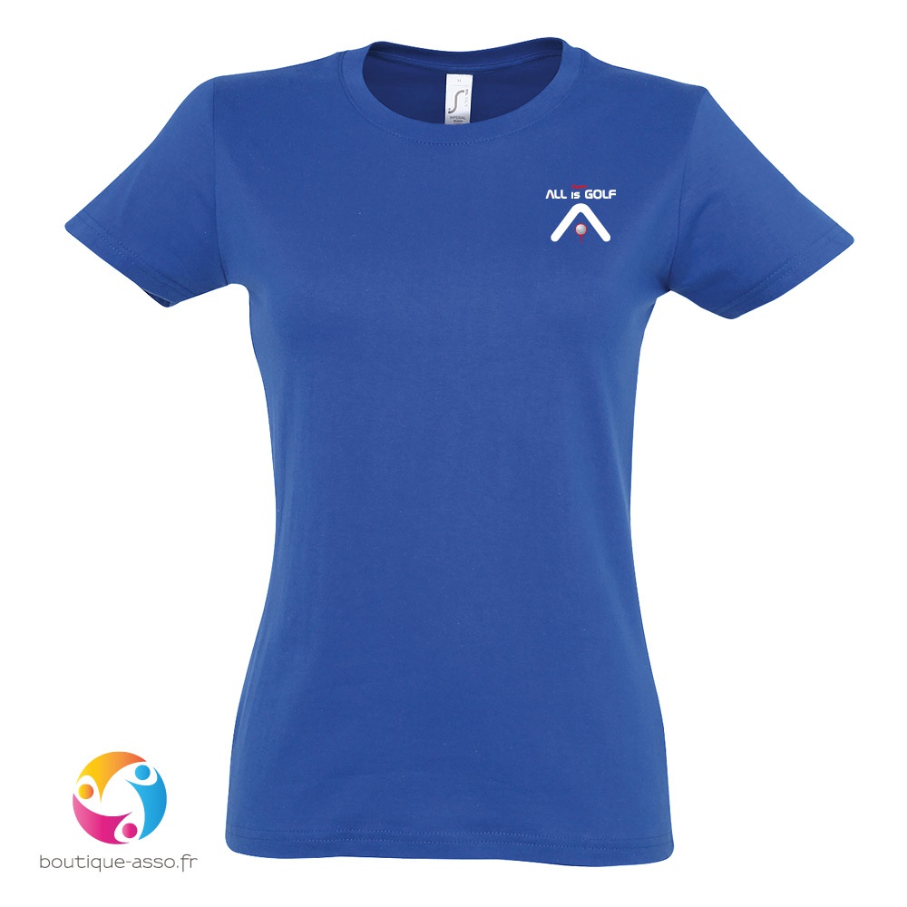 tee-shirt femme coton - all is golf