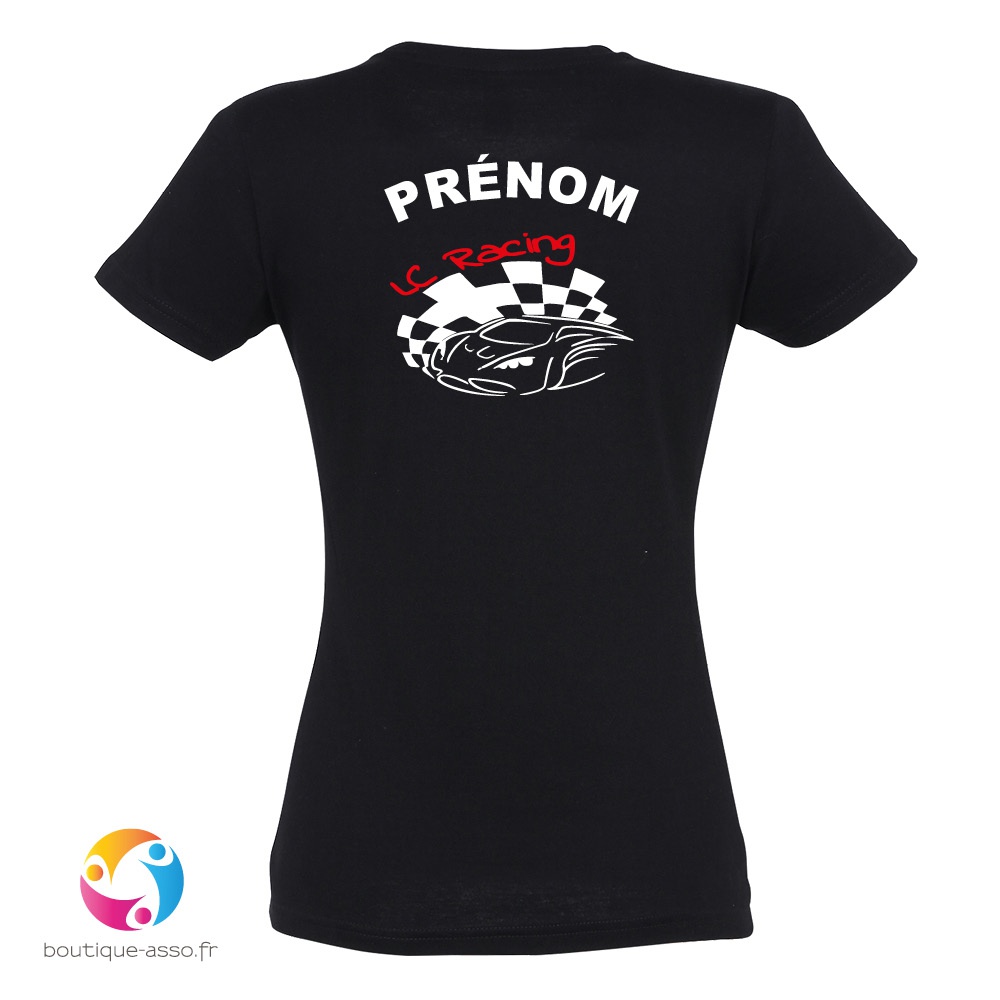 tee-shirt femme coton - LC RACING 