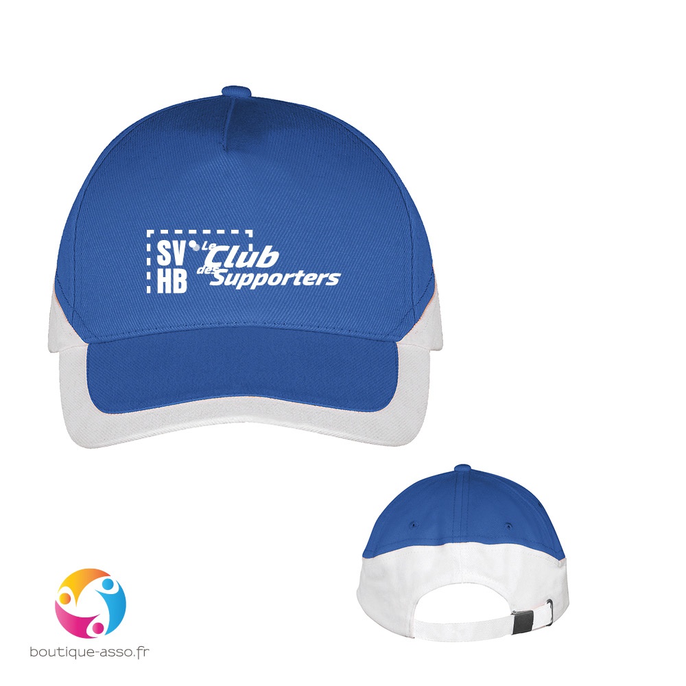 Casquette bicolore - club des supporters SHVB