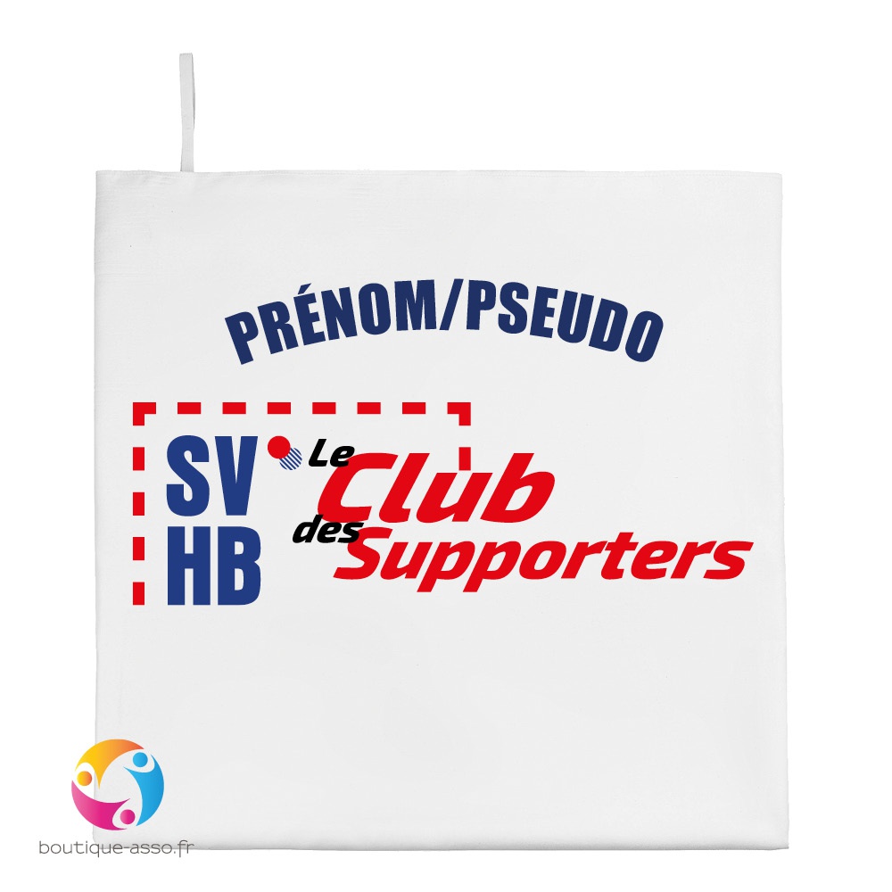 serviette microfibre personnalisée 50 x 100 cm - club des supporters SHVB