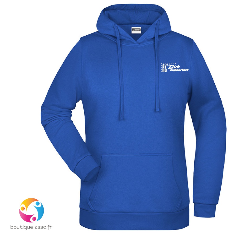 sweat capuche femme - club des supporters SHVB