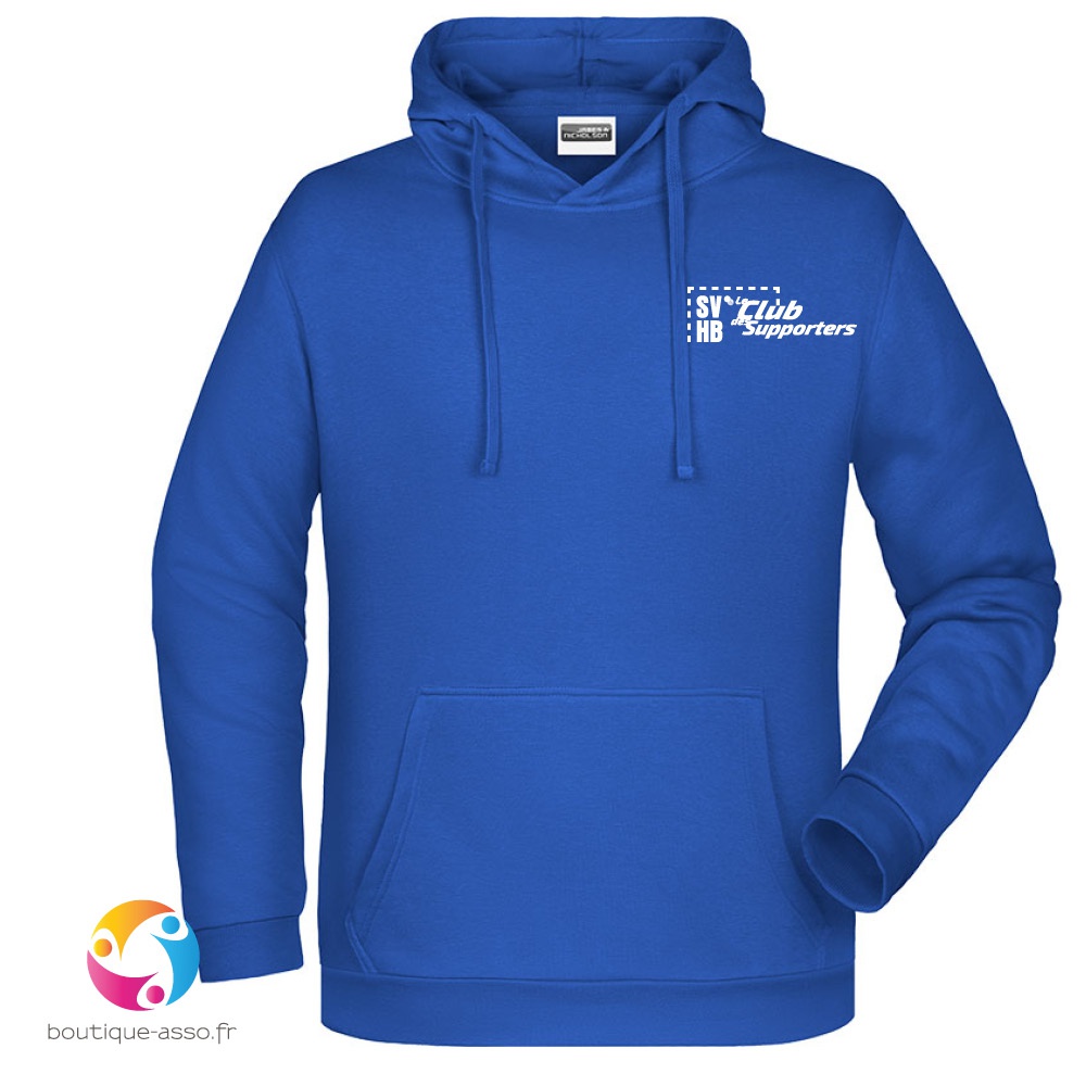 Sweat capuche homme - club des supporters SHVB