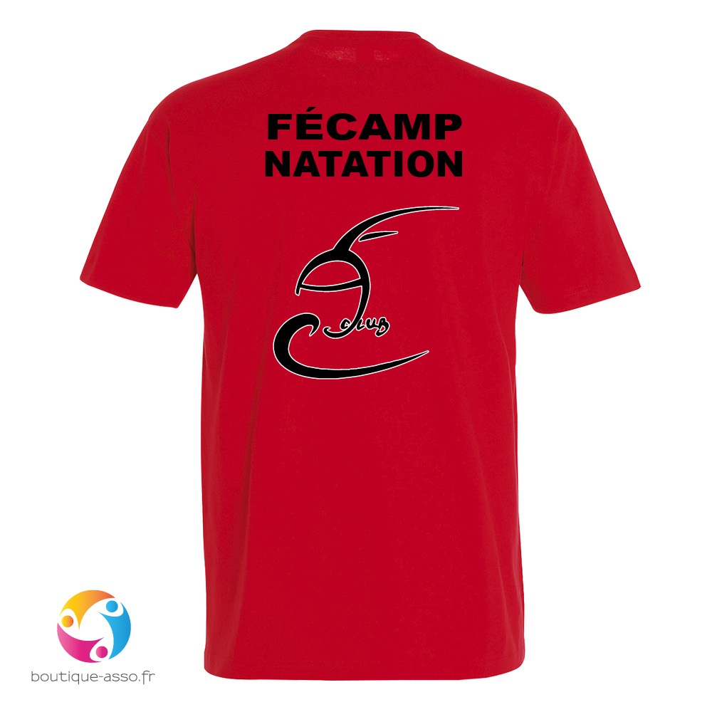 tee-shirt homme coton - Fécamp Aquatique Club