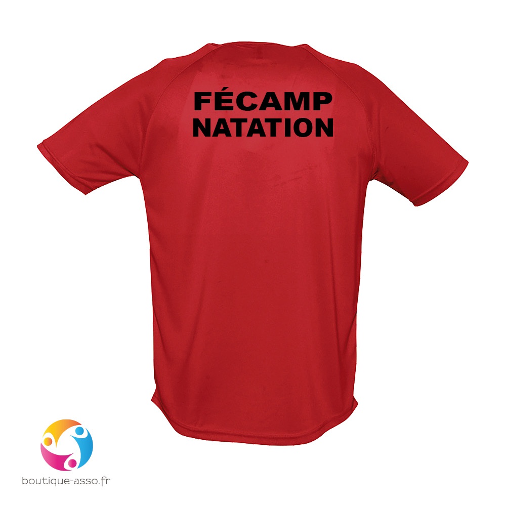 tee-shirt sport homme - Fécamp Aquatique Club