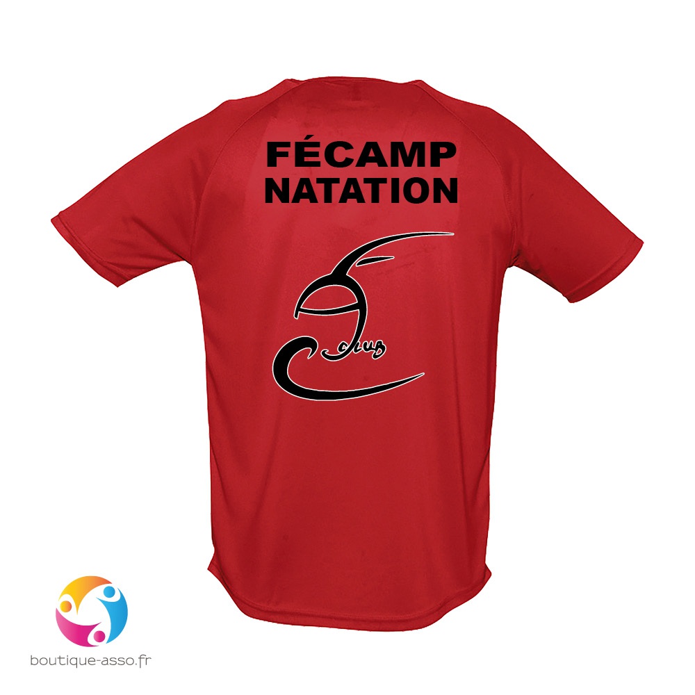 tee-shirt sport homme - Fécamp Aquatique Club