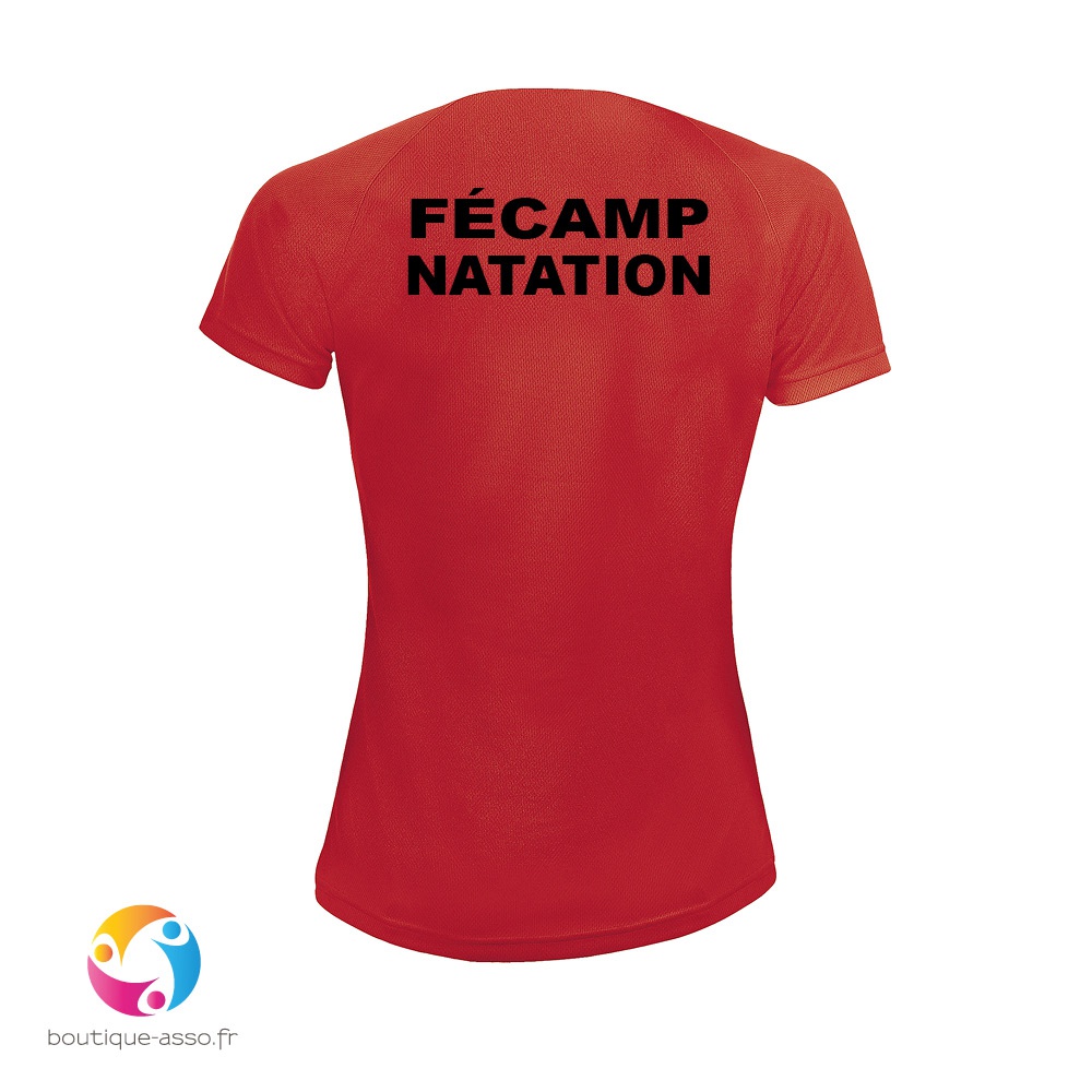 TEE-SHIRT SPORT FEMME - Fécamp Aquatique Club