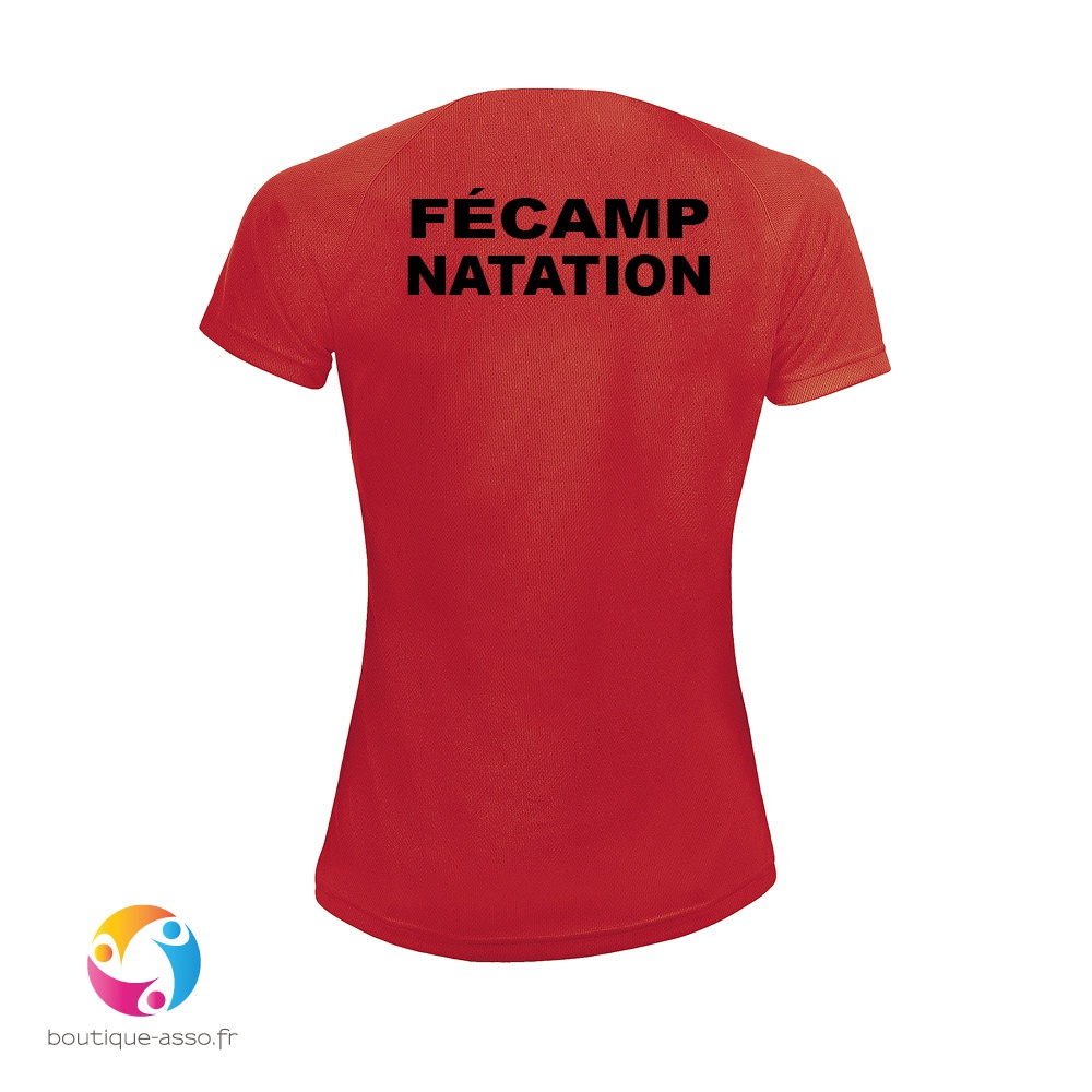 tee-shirt sport femme - Fécamp Aquatique Club