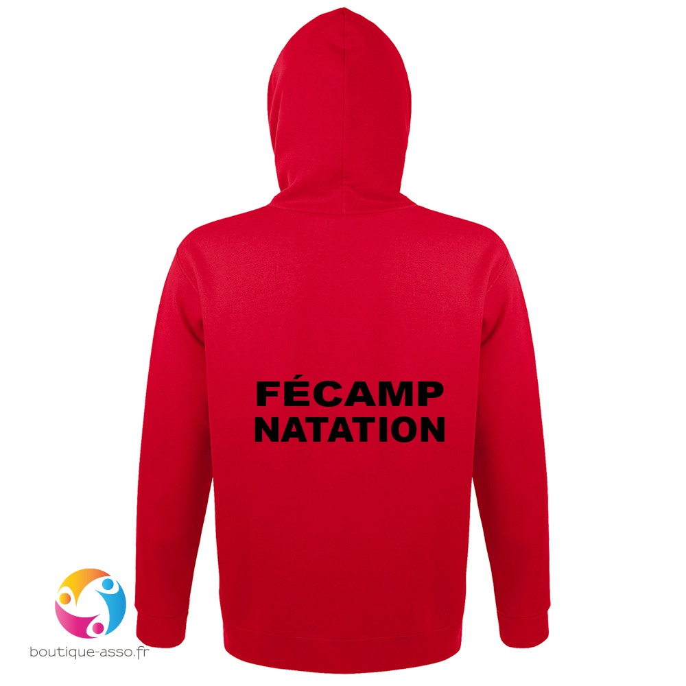 sweat capuche femme - Fécamp Aquatique Club