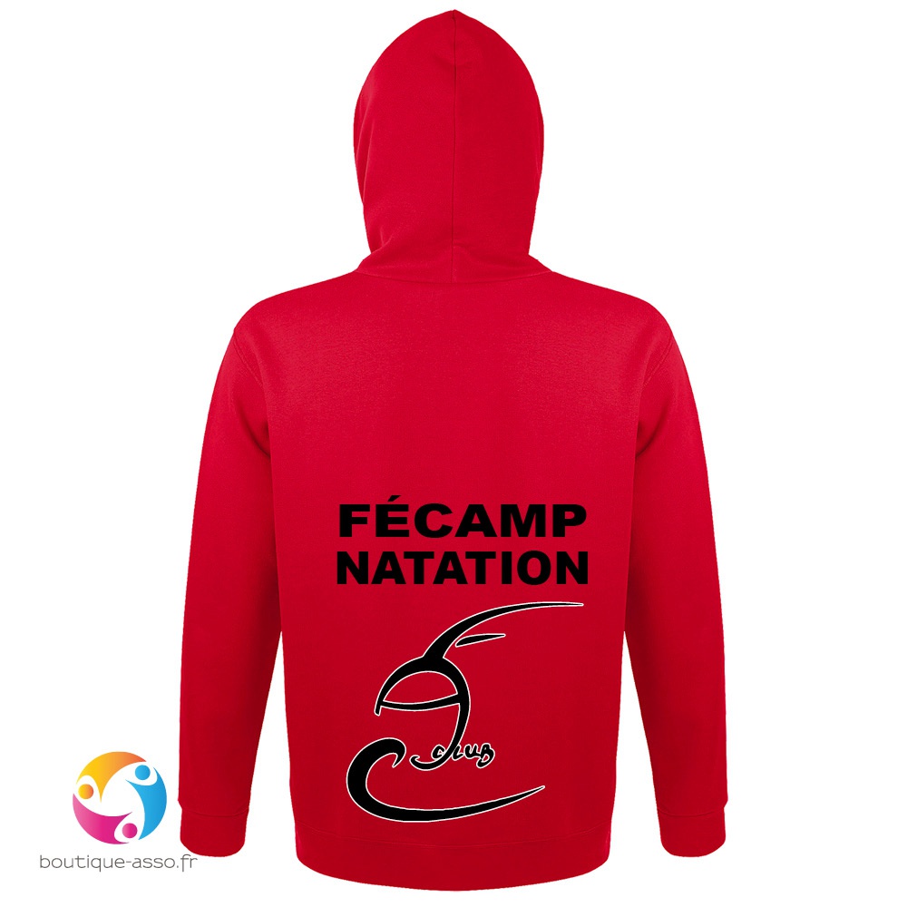 sweat capuche femme - Fécamp Aquatique Club