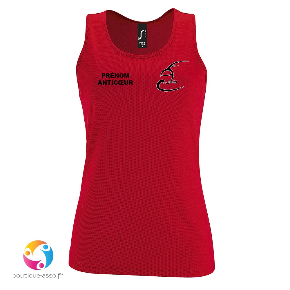 debardeur sport femme - Fécamp Aquatique Club