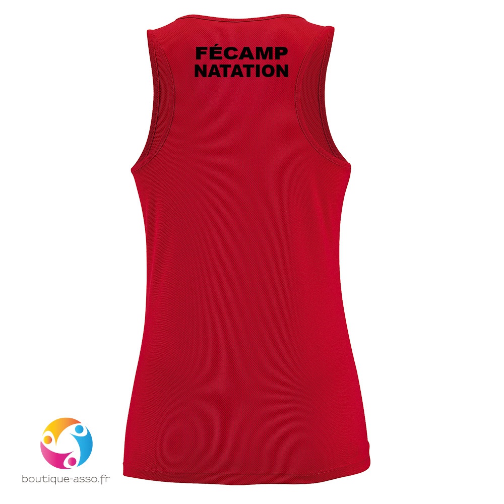 debardeur sport femme - Fécamp Aquatique Club