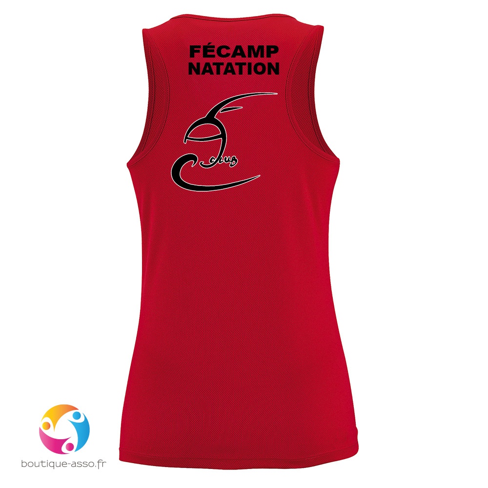 debardeur sport femme - Fécamp Aquatique Club