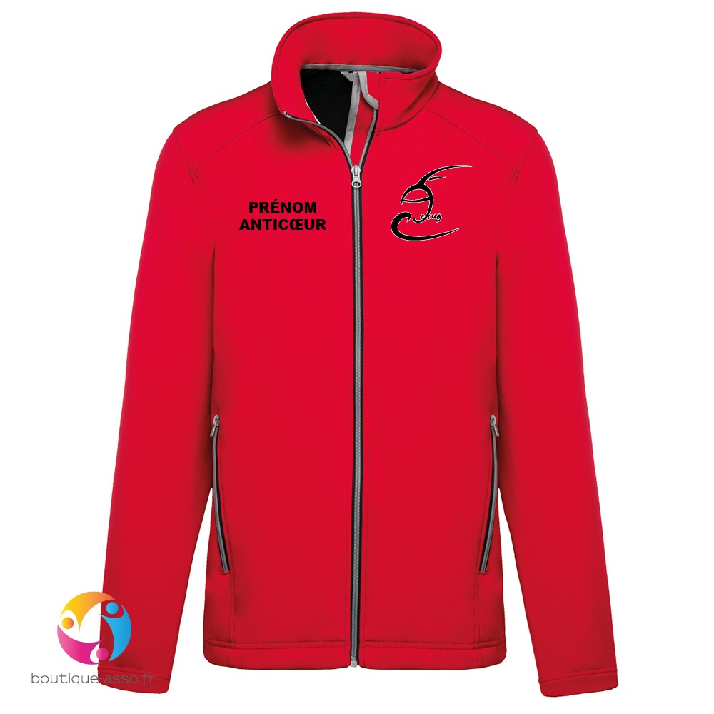 VESTE SOFTSHELL HOMME - Fécamp Aquatique Club