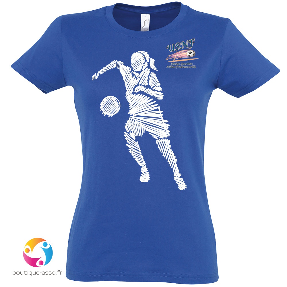 tee-shirt femme col rond personnalisé (b)