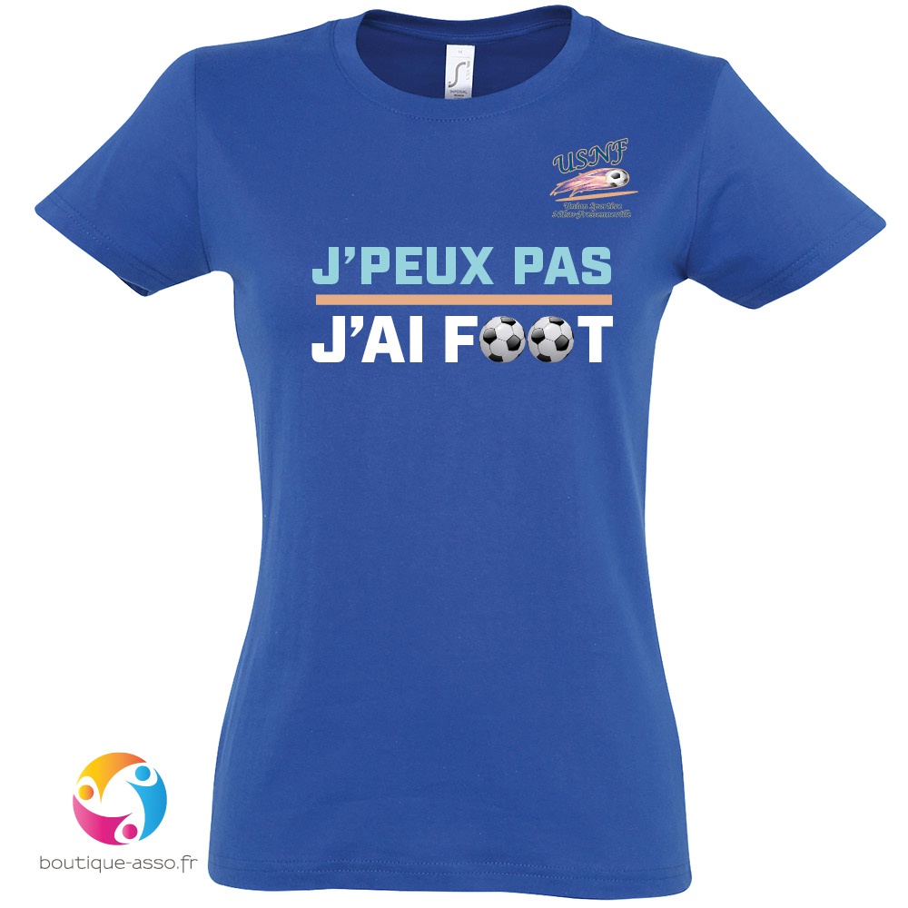 tee-shirt femme col rond personnalisé (c) - US Nibas Fressenneville