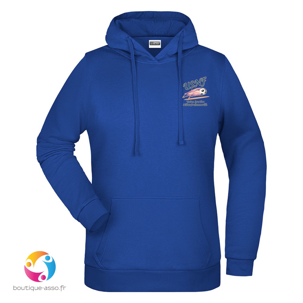 SWEAT CAPUCHE FEMME - US Nibas Fressenneville