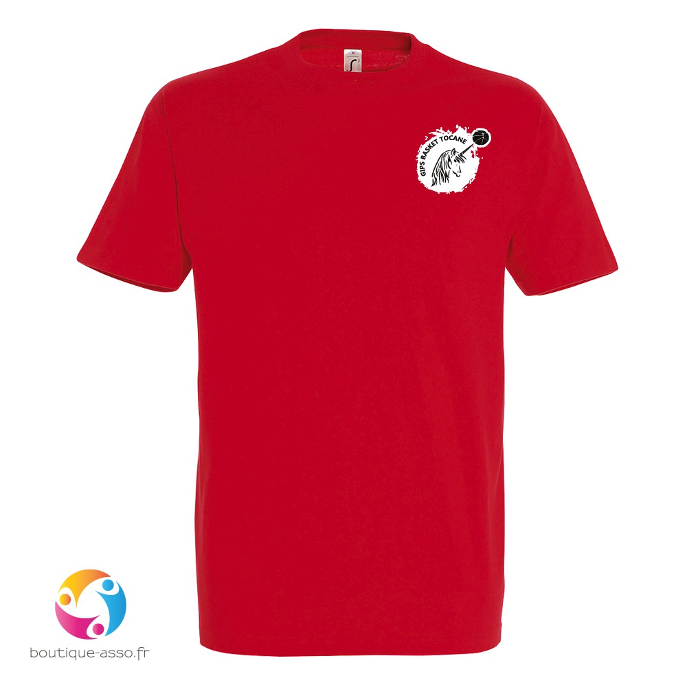 tee-shirt homme coton - GIPS Tocane Basket club