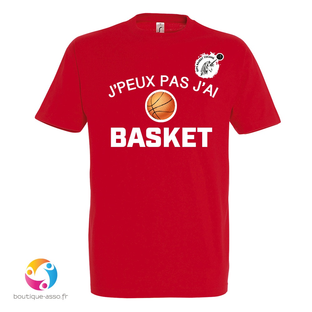 tee-shirt homme col rond personnalisé (c) - GIPS Tocane Basket club