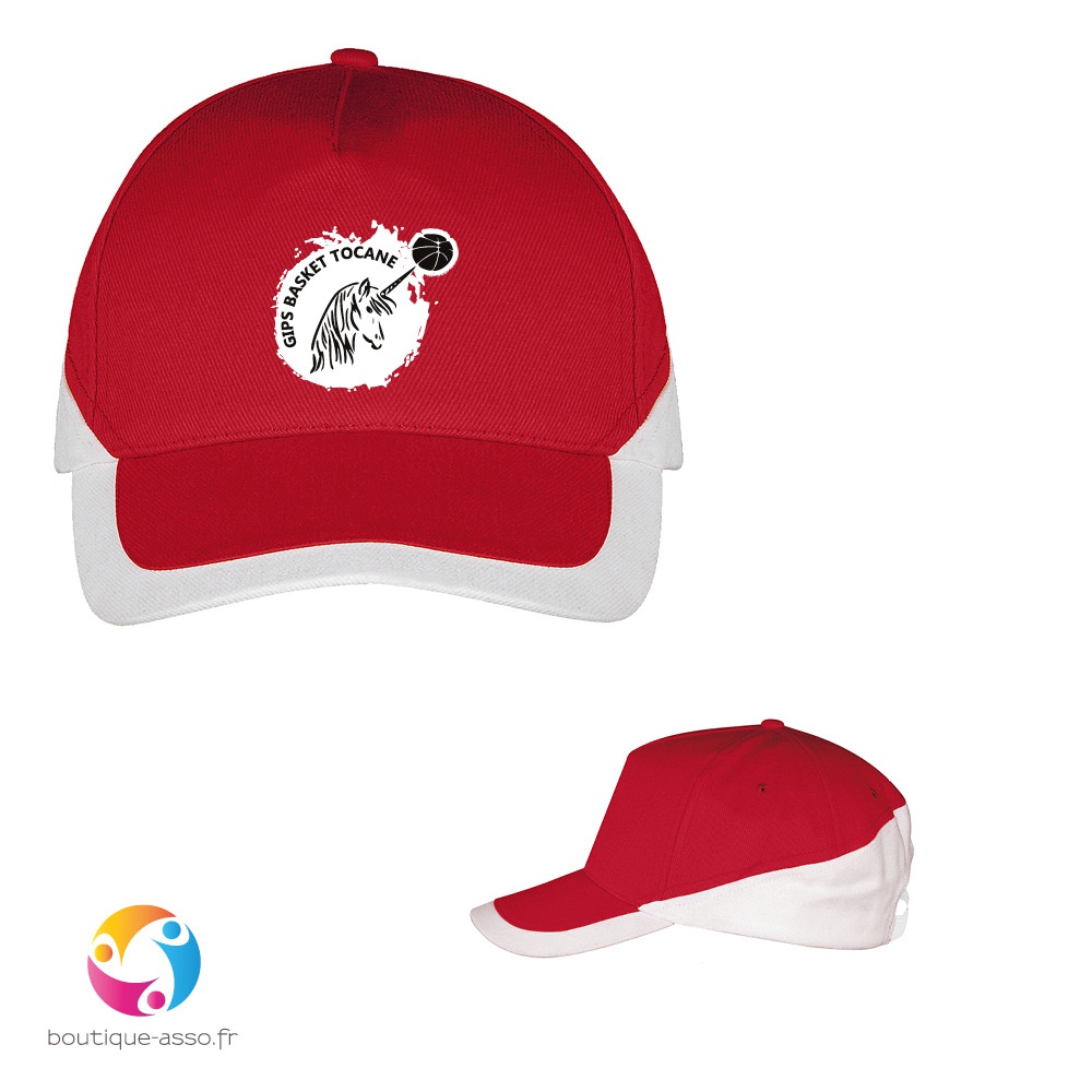 Casquette bicolore - GIPS Tocane Basket club