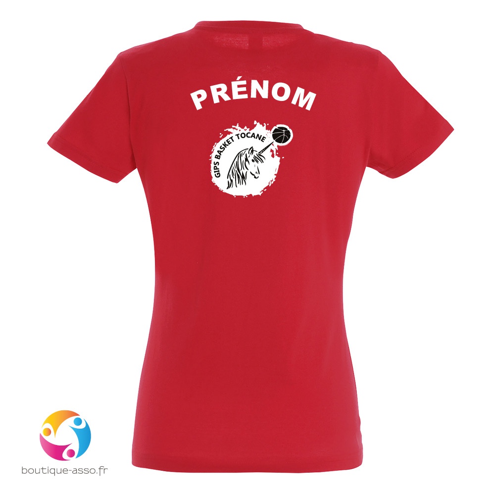 tee-shirt femme coton - GIPS Tocane Basket club