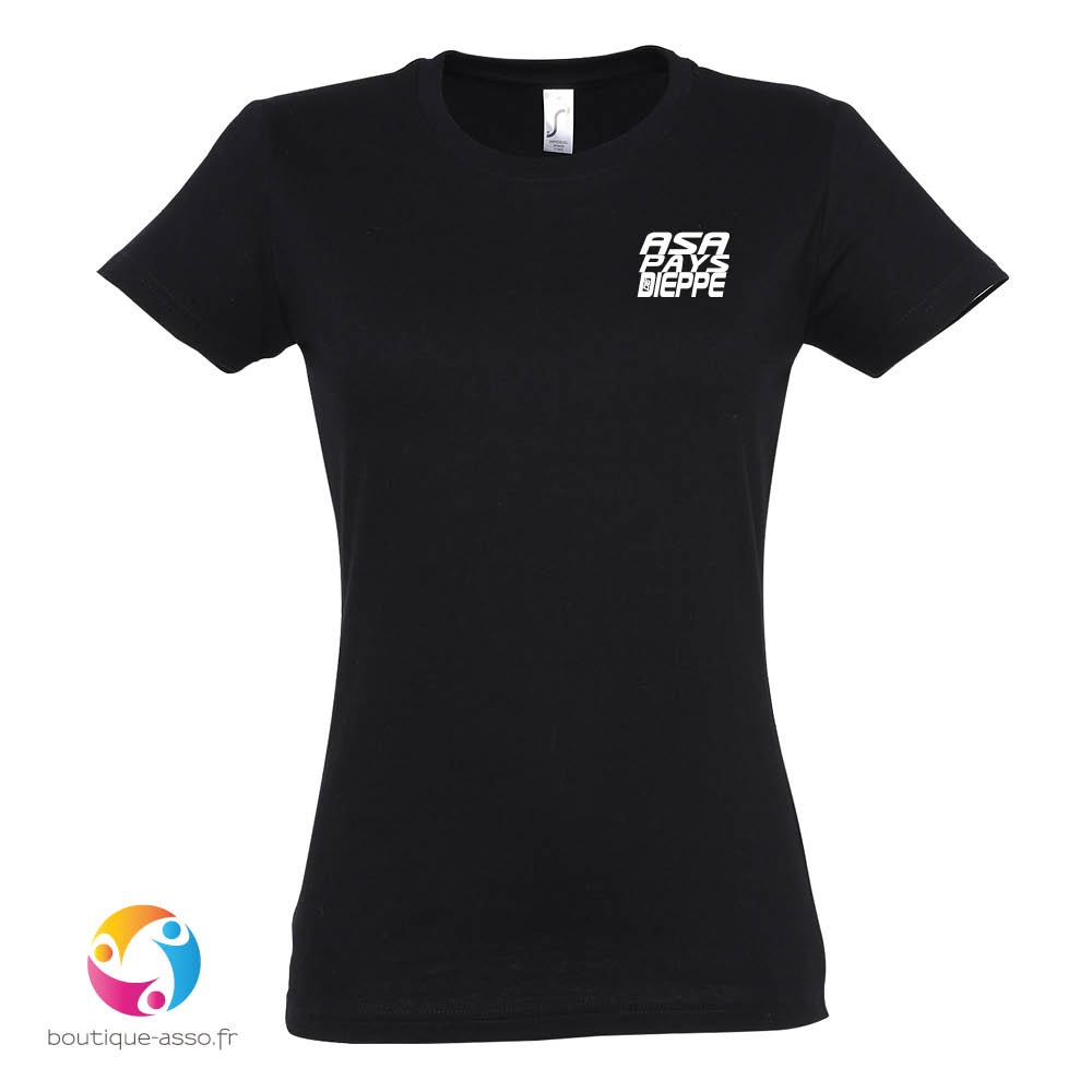 tee-shirt femme coton - ASA Pays de Dieppe
