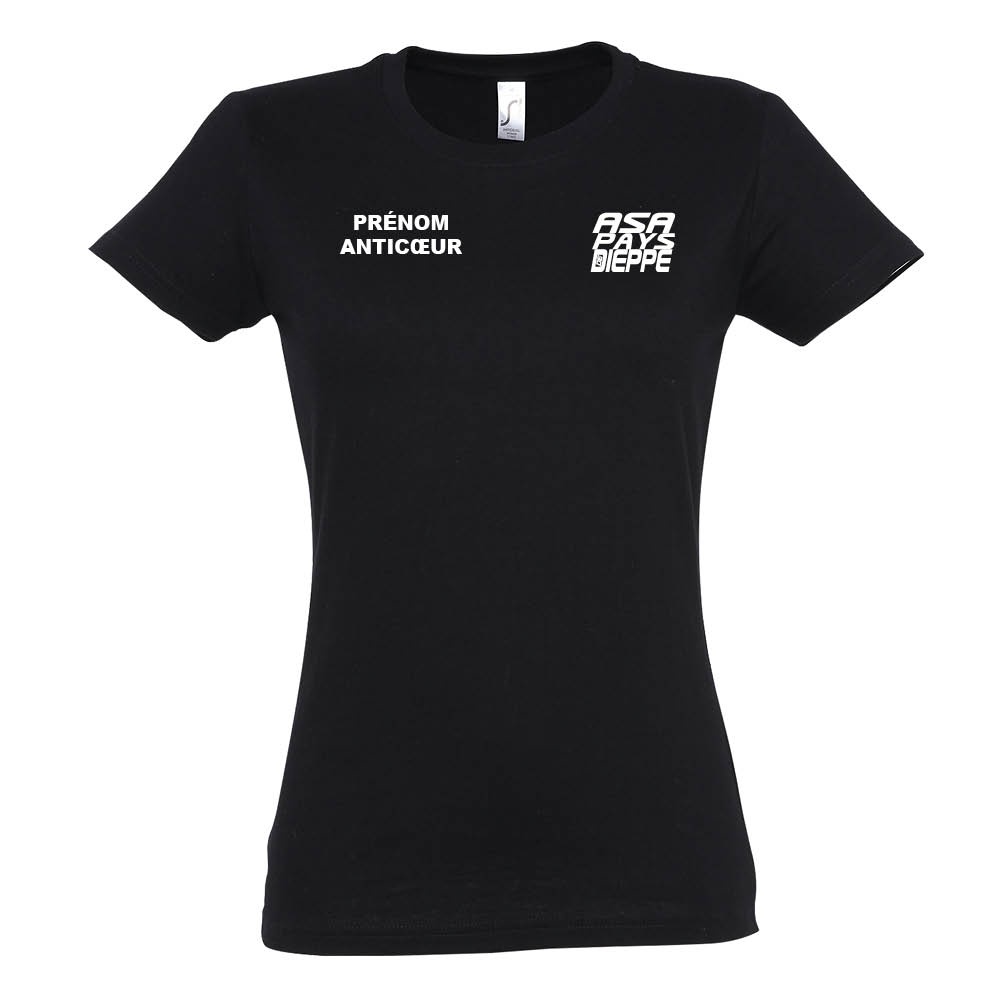 tee-shirt femme coton - ASA Pays de Dieppe
