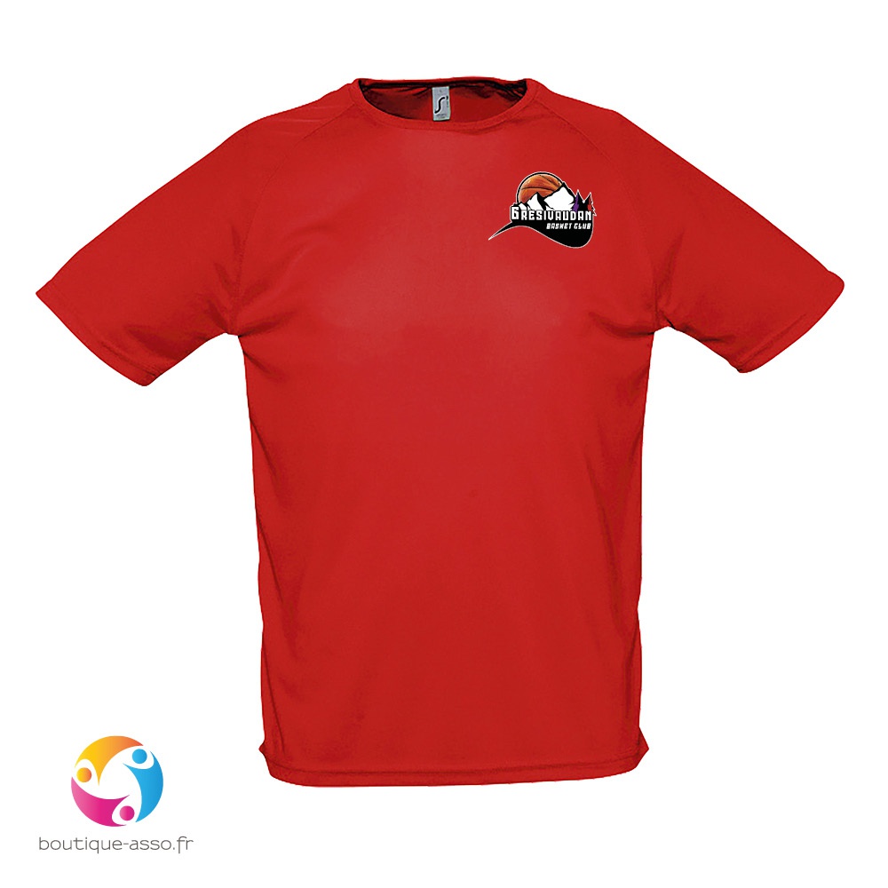 tee-shirt sport homme - Gresivaudan Basket Club