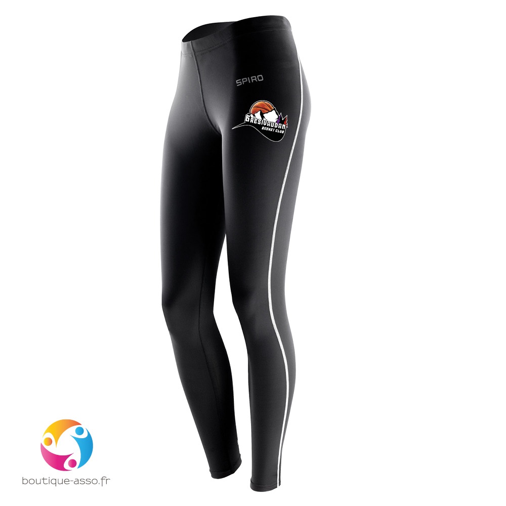 Legging Femme Bodyfit SPIRO - Gresivaudan Basket Club